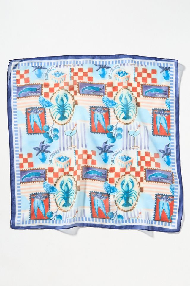 Fruit Stand Head Scarves, Set of 2