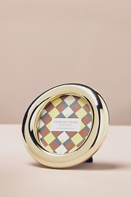 Anthropologie Chantel Metallic Picture Frame