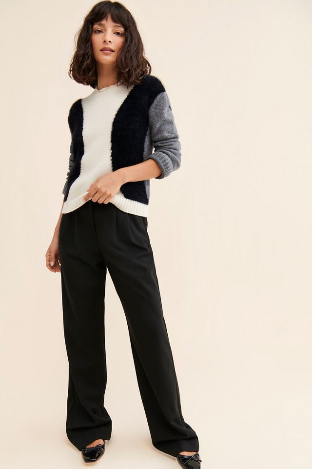 Floor Colorblock Motif Sweater #3