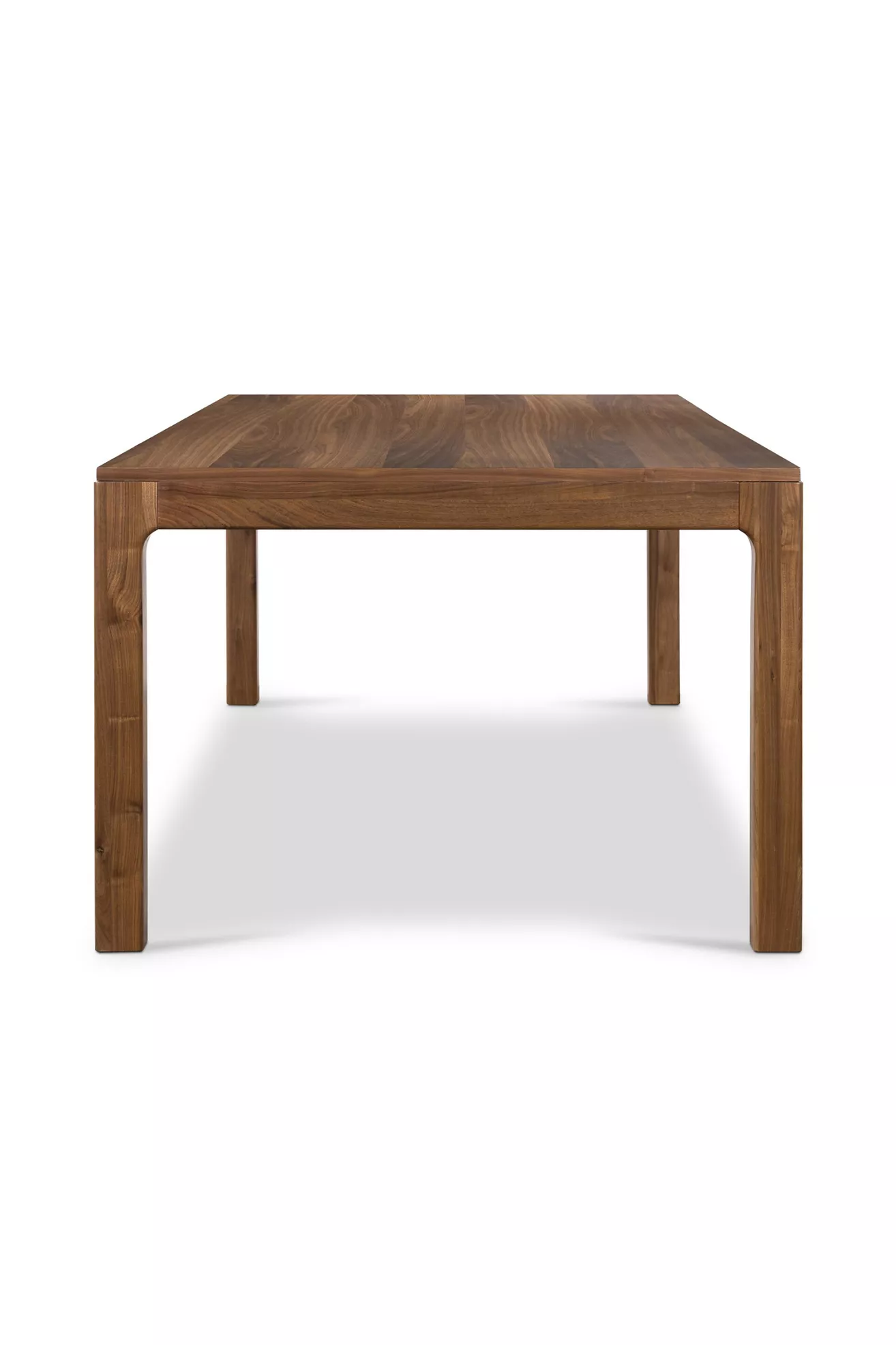 Arturo 94 rectangular dining table front view showing tabletop and legs
