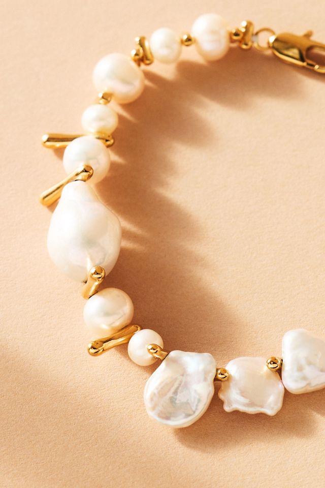 Missoma Mixed Pearl Statement Beaded Bracelet #1