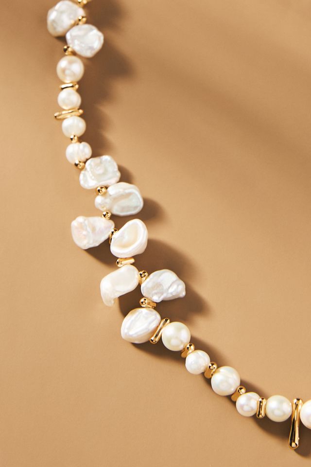 Missoma Mixed-Pearl Beaded Necklace #1