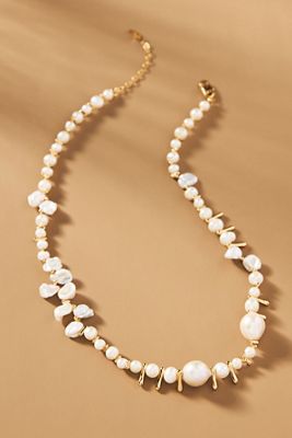 Missoma Mixed-Pearl Beaded Necklace