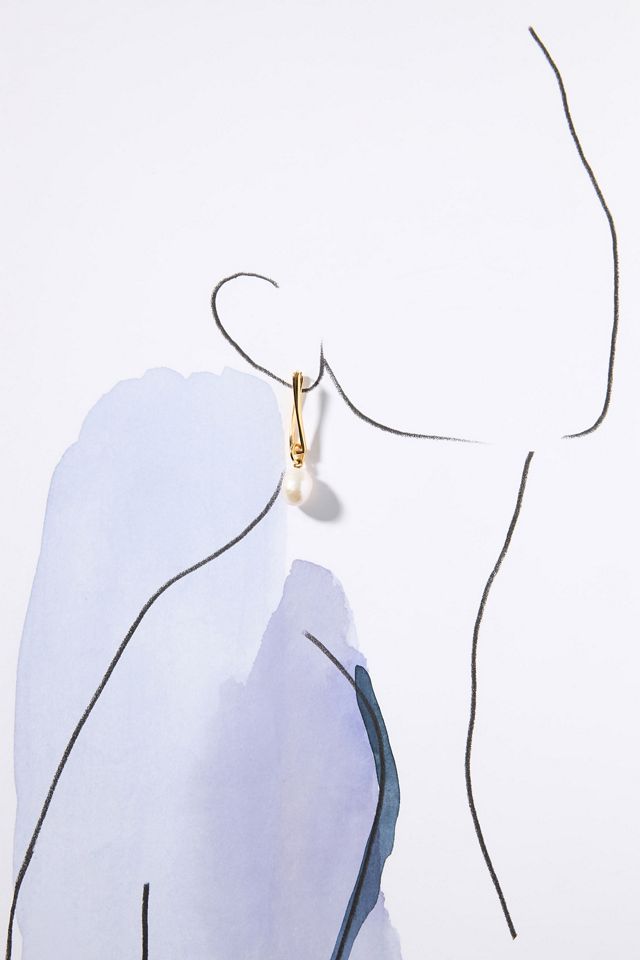 Missoma Baroque Pearl Twist Earrings #3