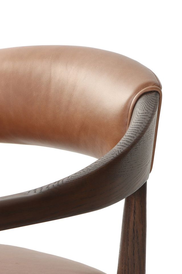Dane Leather Dining Armchair #3