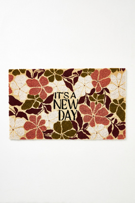 Mckenzie Parrott New Day Floral Coir Printed Doormat