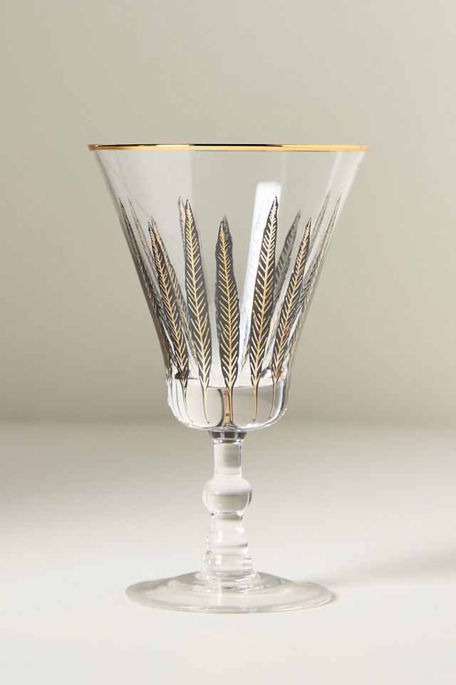 Catherine Martin Midnight Creatures Decaled Goblet Glass #1