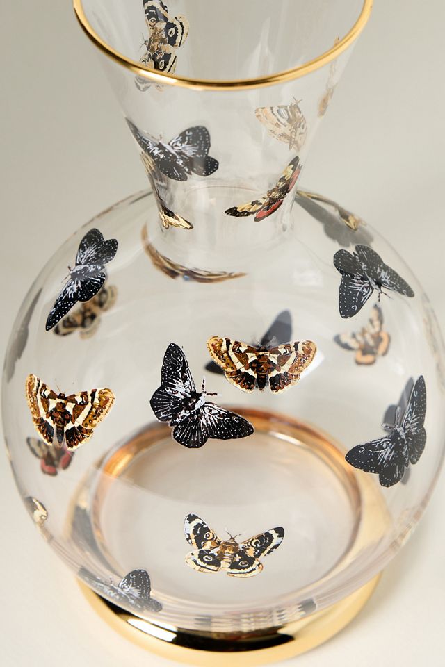 Catherine Martin Midnight Creatures Decaled Glass Decanter #2