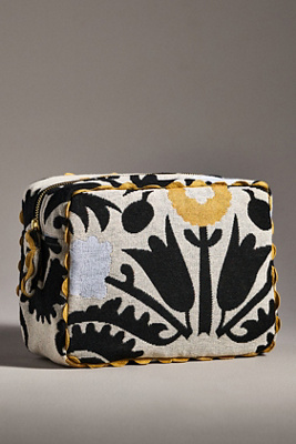 By Anthropologie Jacquard Cosmetic Bag