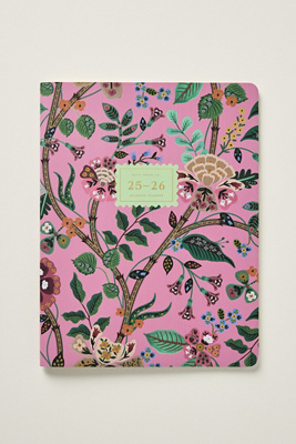 Rifle Paper Co Softbound 17-month 2025-2026 Planner In Multi