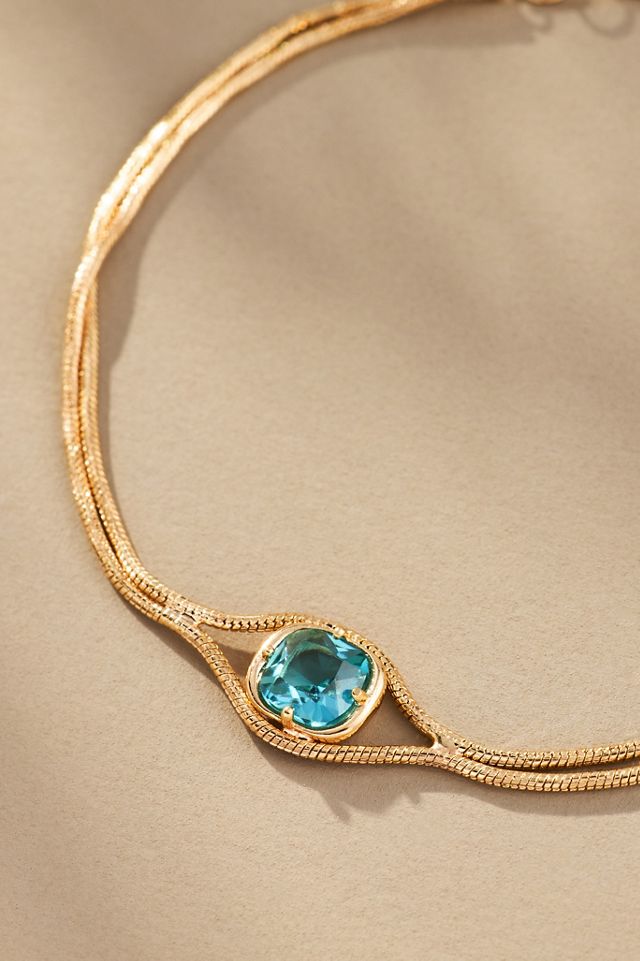 Bracelet délicat en pierre #1