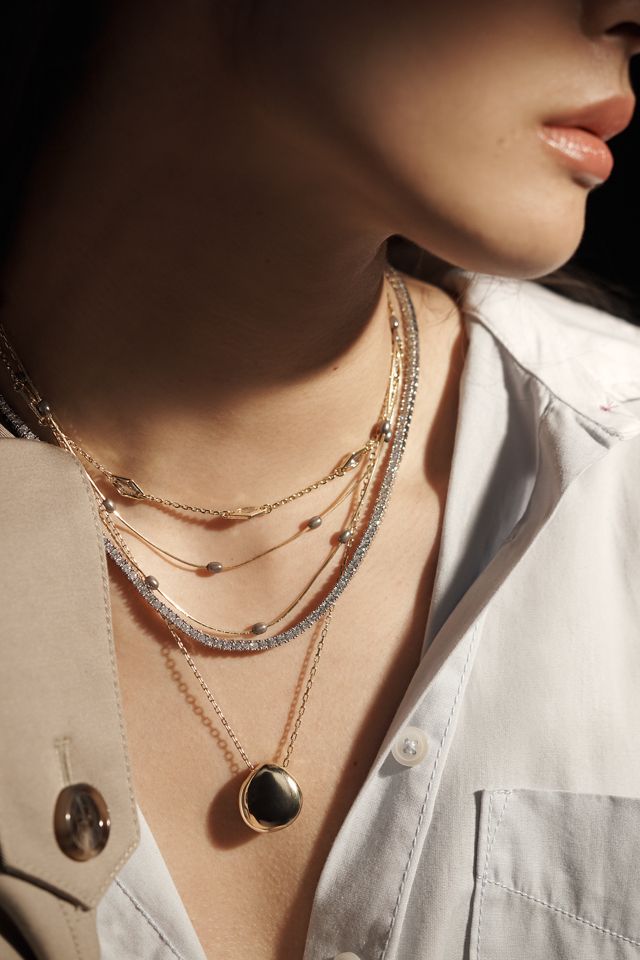 Dainty Pearl Layered Necklace #1