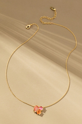 By Anthropologie Dainty Crystal Cluster Necklace