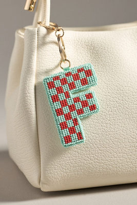 By Anthropologie Beaded Monogram Charm