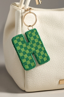 By Anthropologie Beaded Monogram Charm