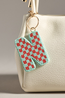 By Anthropologie Beaded Monogram Charm