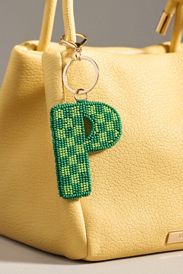 By Anthropologie Beaded Monogram Charm