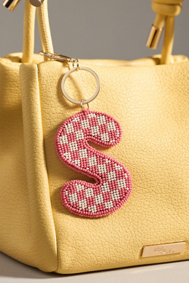 By Anthropologie Beaded Monogram Charm