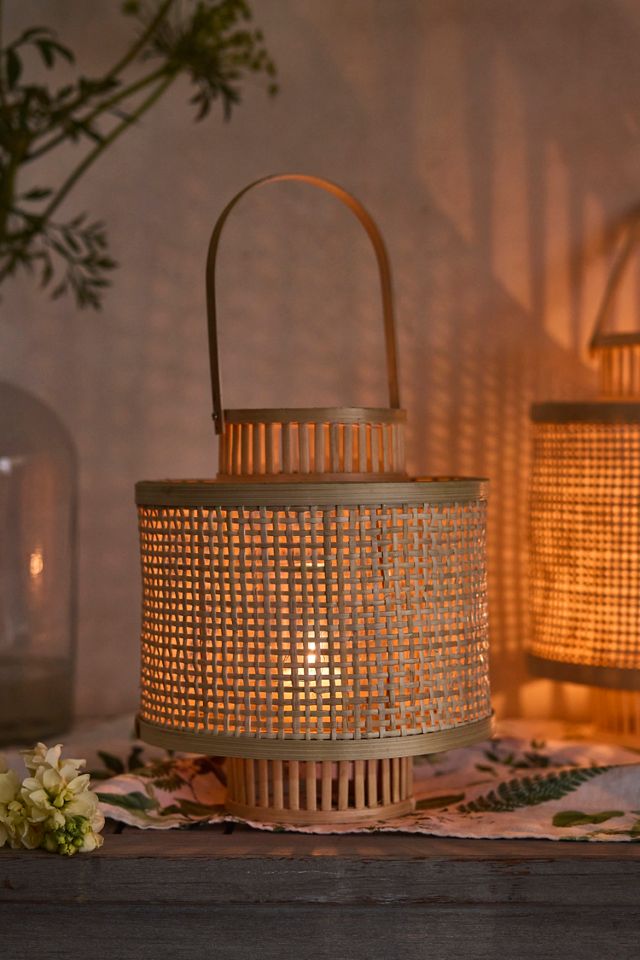 Rattan Caned Lantern #2