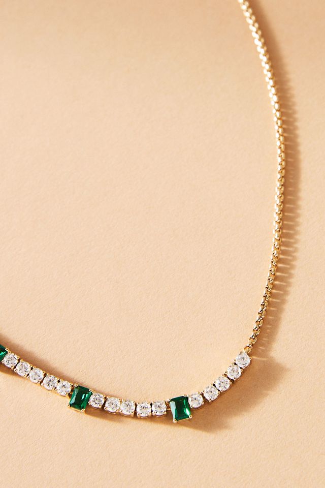NADRI Emerald Isle Crystal Frontal Necklace  #1