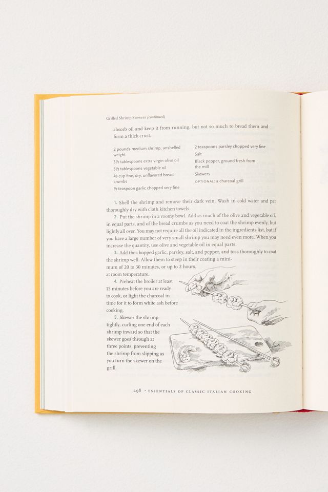 Essentials of Classic Italian Cooking Hardcover Cookbook #1