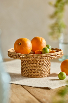 Woven Rattan Stand
