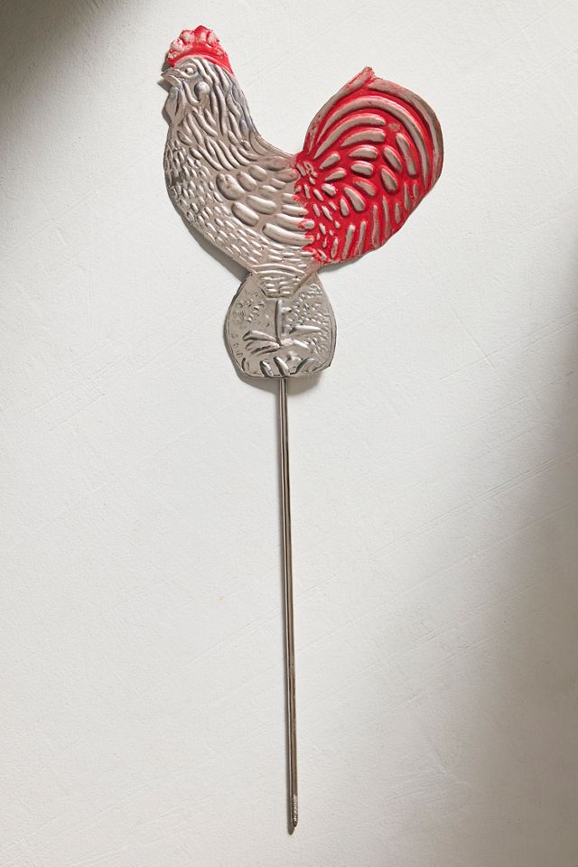 Rooster Iron Stake #1