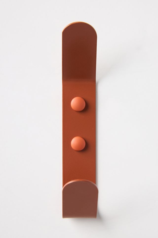 Powder-Coated Double Wall Hook - Anthropologie