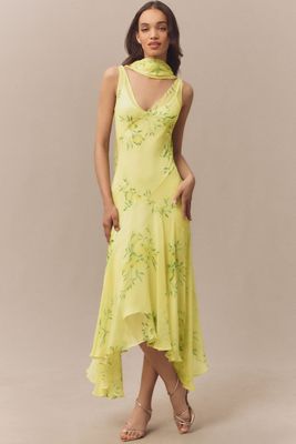 De La Vali Mistica Silk Midi Dress