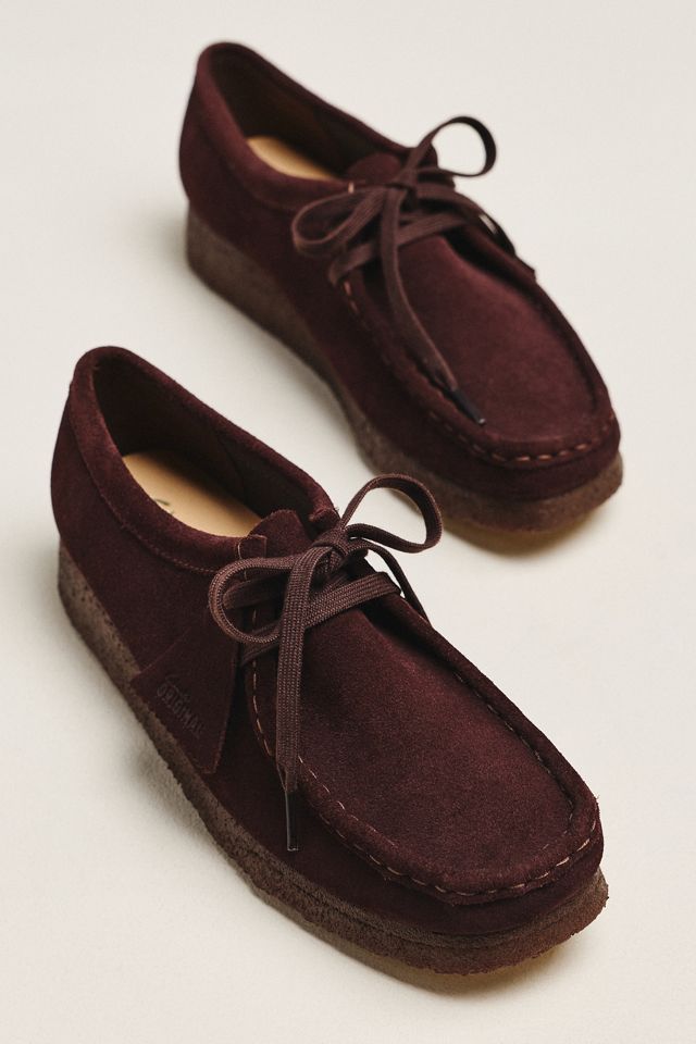 Clarks Wallabee Suede Slip-On Shoes #1