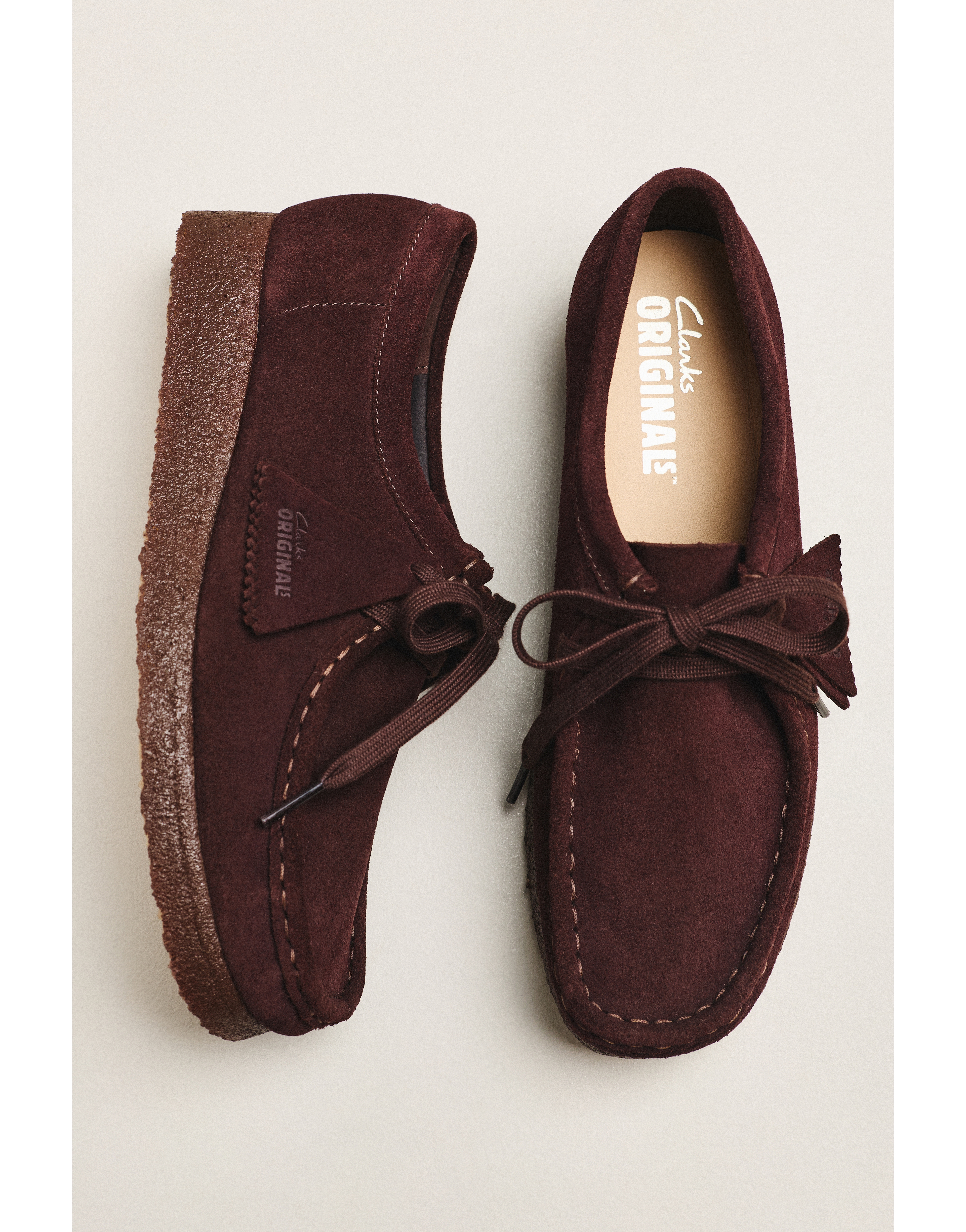 Clarks Wallabee Suede Slip-On Shoes