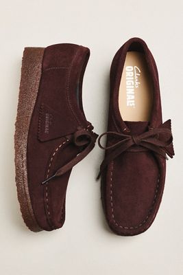 Clarks Wallabee Suede Slip-On Shoes