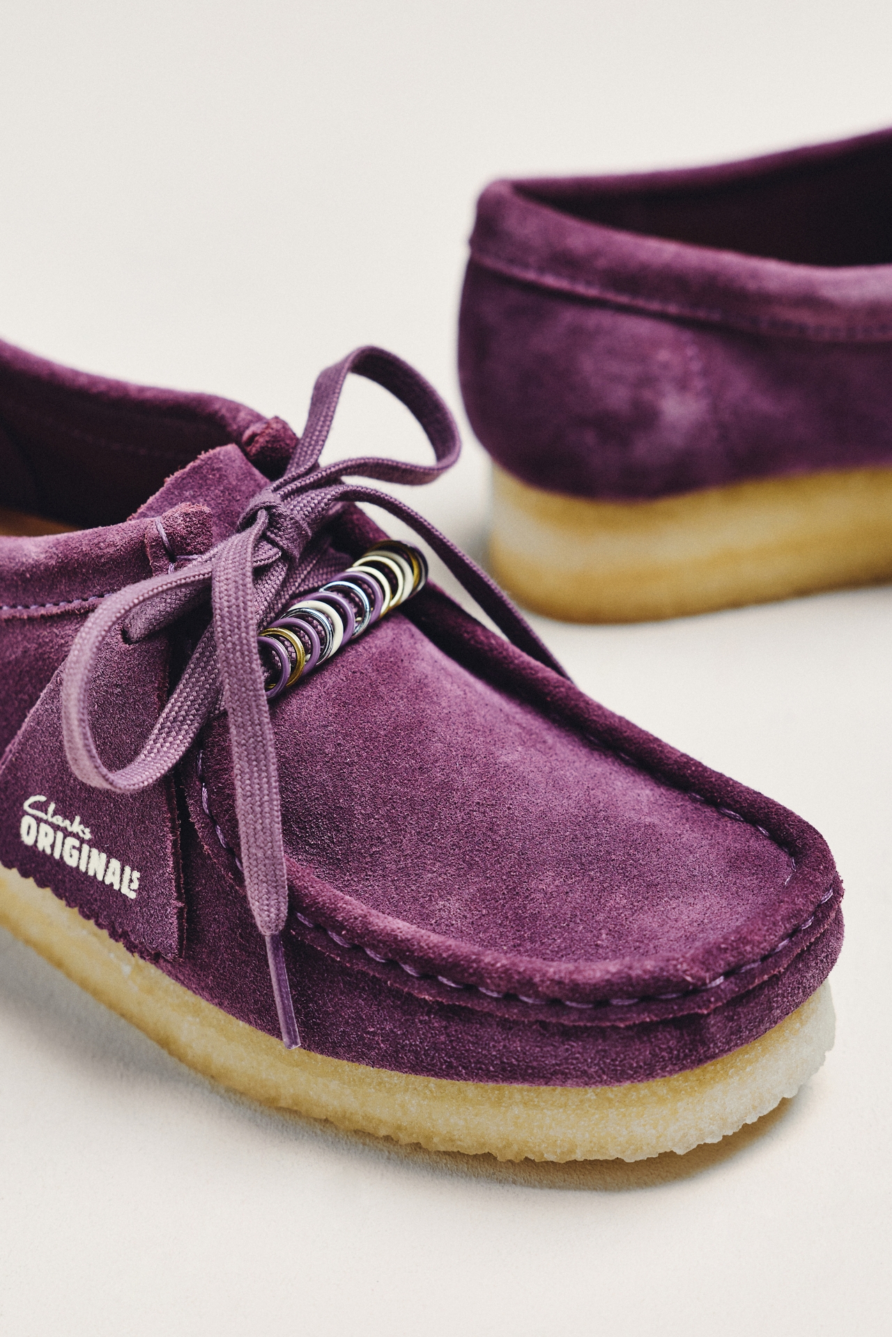 Clarks Wallabee Suede Slip-On Shoes