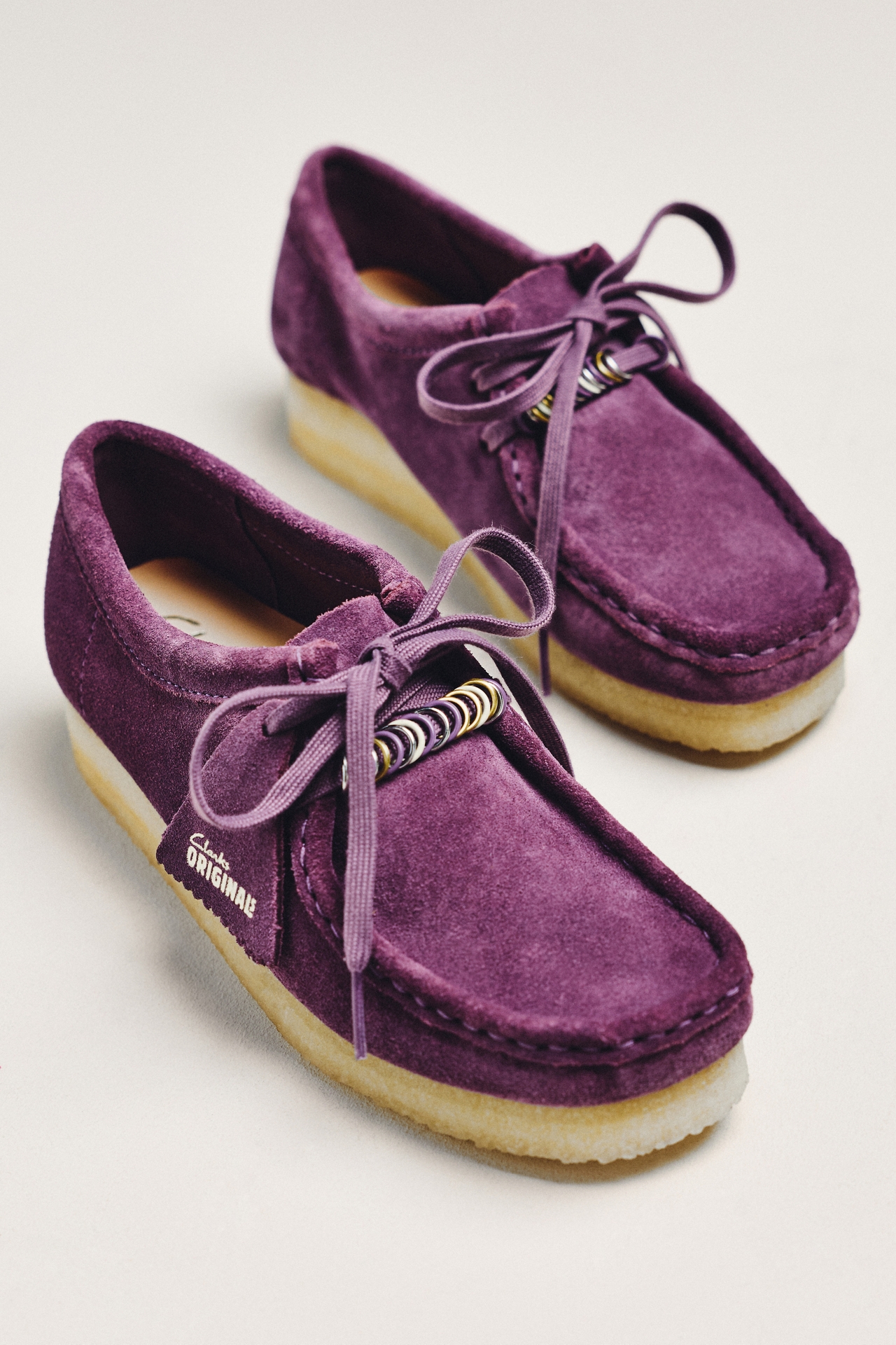Clarks Wallabee Suede Slip-On Shoes