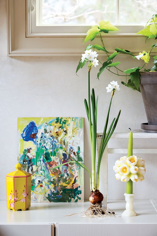 Spring Bouquet Taper Candle