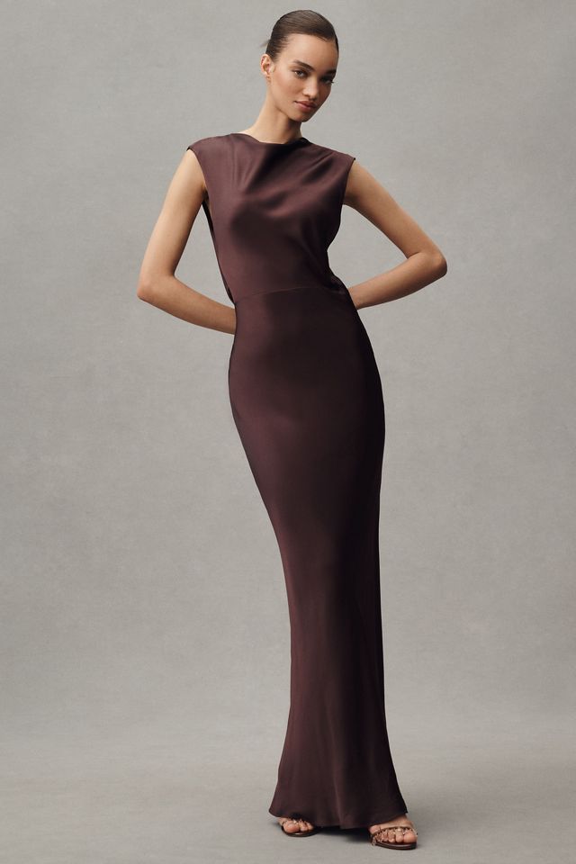 Shona Joy La Lune Cowled Open-Back Maxi Dress #3