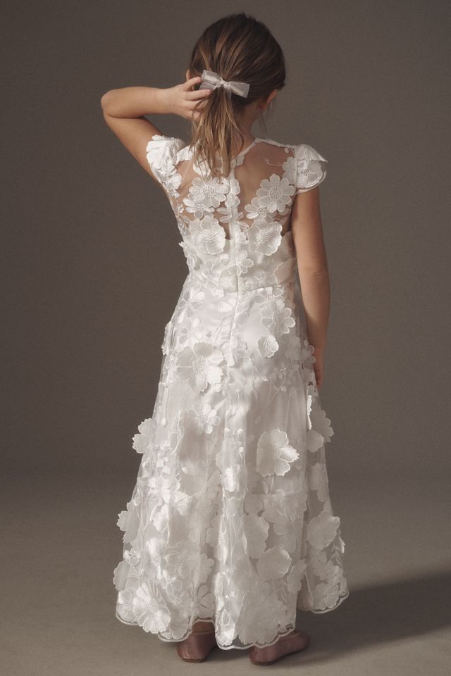 Gió Bespoke Harriet 3D Lace Flower Girl Dress #1