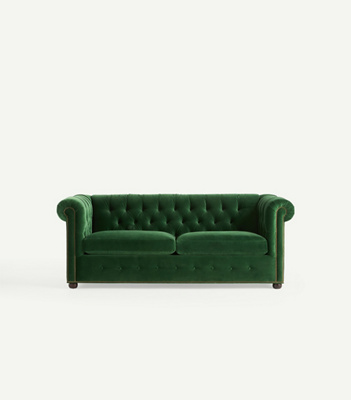 Lyre Chesterfield Sleeper Sofa - Thumbnail 3