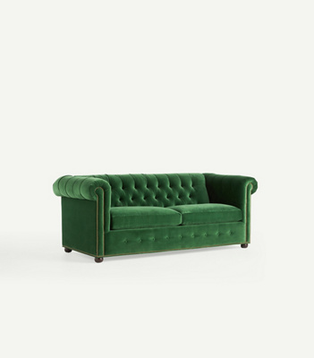 Lyre Chesterfield Sleeper Sofa - Thumbnail 4