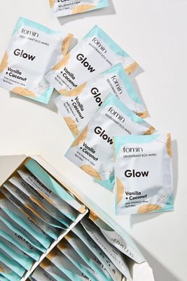 Fomin AHA Deodorant Wipes, 50-Pack