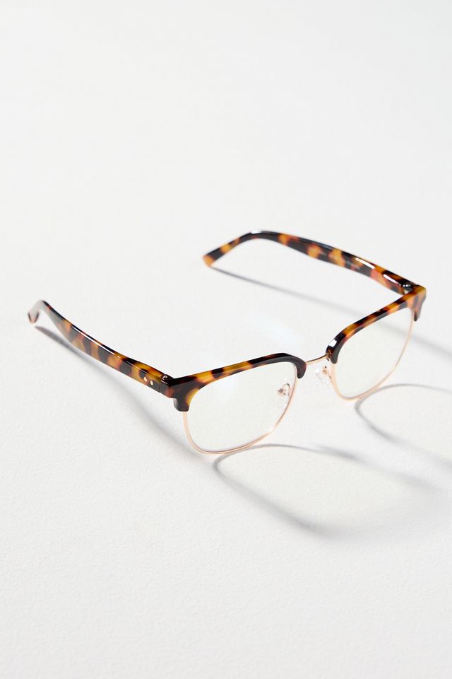 Peepers Clubmaster Blue Light Glasses #1