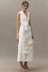 Acler Yarni Sleeveless V-Neck Embellished Maxi Dress