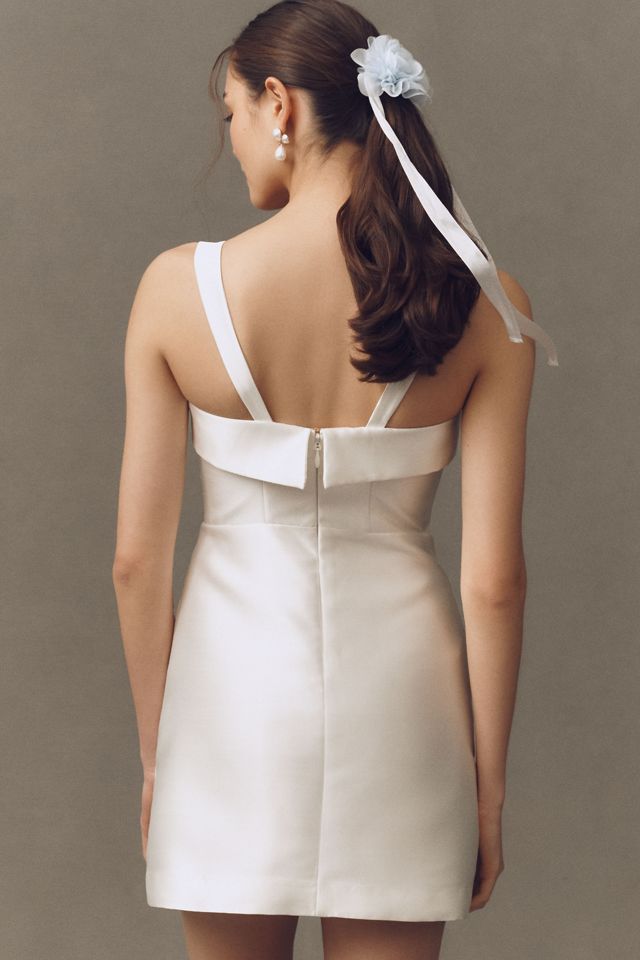BHLDN Sleeveless Square-Neck Taffeta A-Line Mini Dress #1