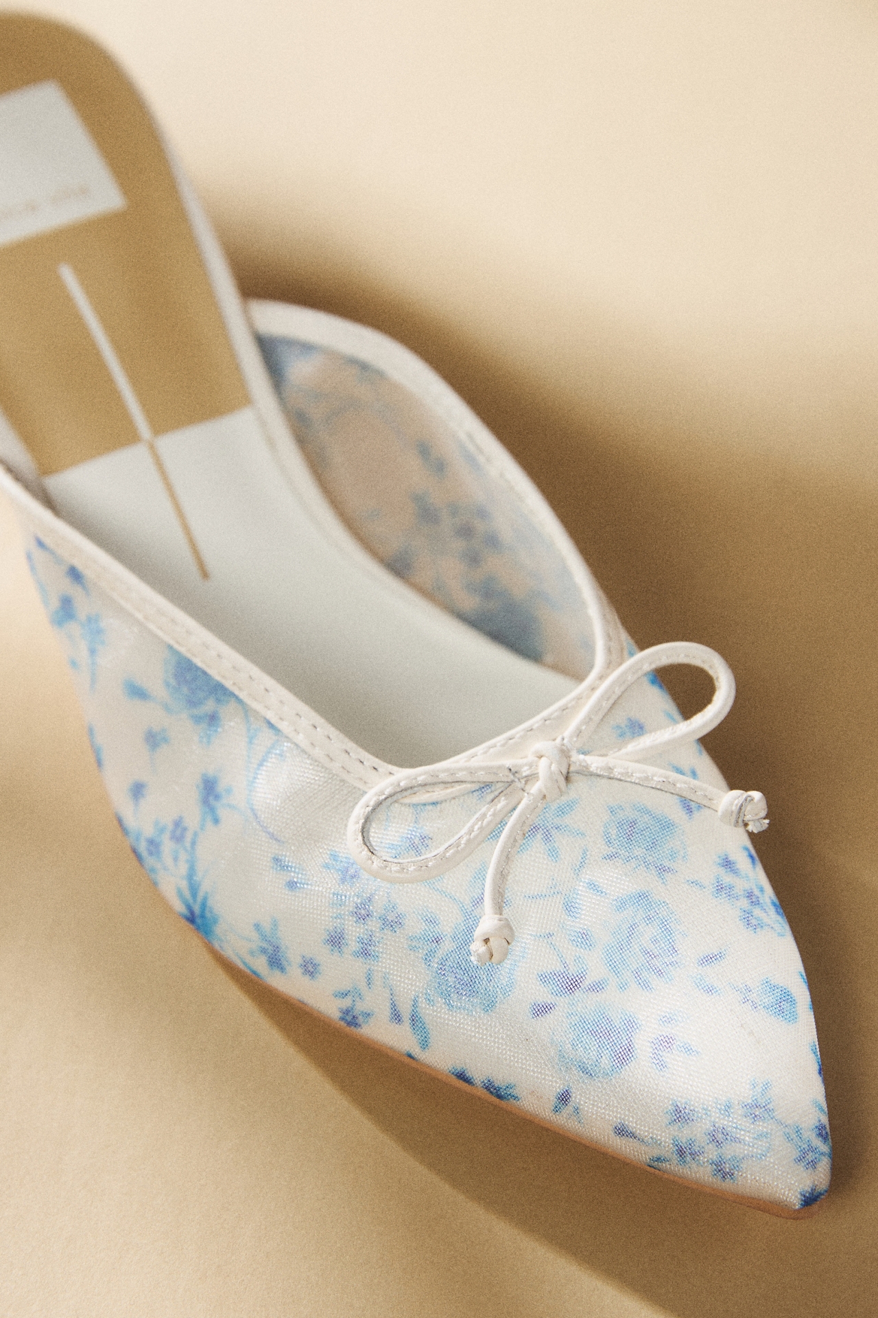 Dolce Vita Cleo Printed Mesh Mule Heels