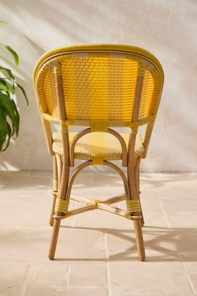 Striped Woven Indoor/Outdoor Bistro Chairs, Set of 2 #5