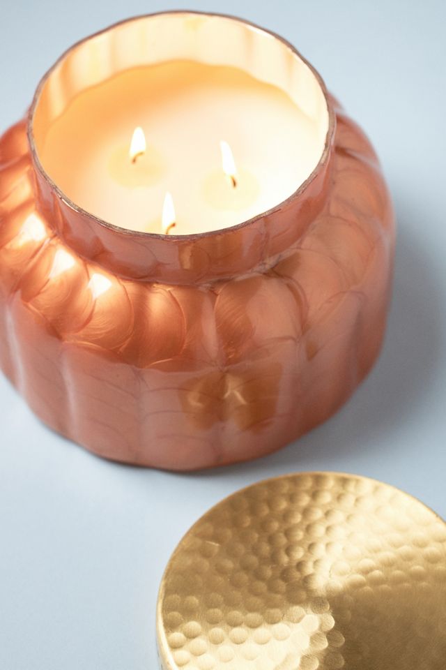 Capri Blue Pumpkin Clove Capiz Jar Candle #6