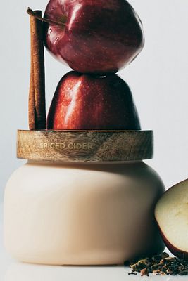 Cheena Harvest Gourmand Pumpkin & Sweet Vanilla Glass Pumpkin Candle