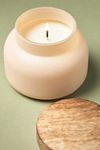 Capri Blue Pumpkin Clove Brown Ribbed Glass Candle