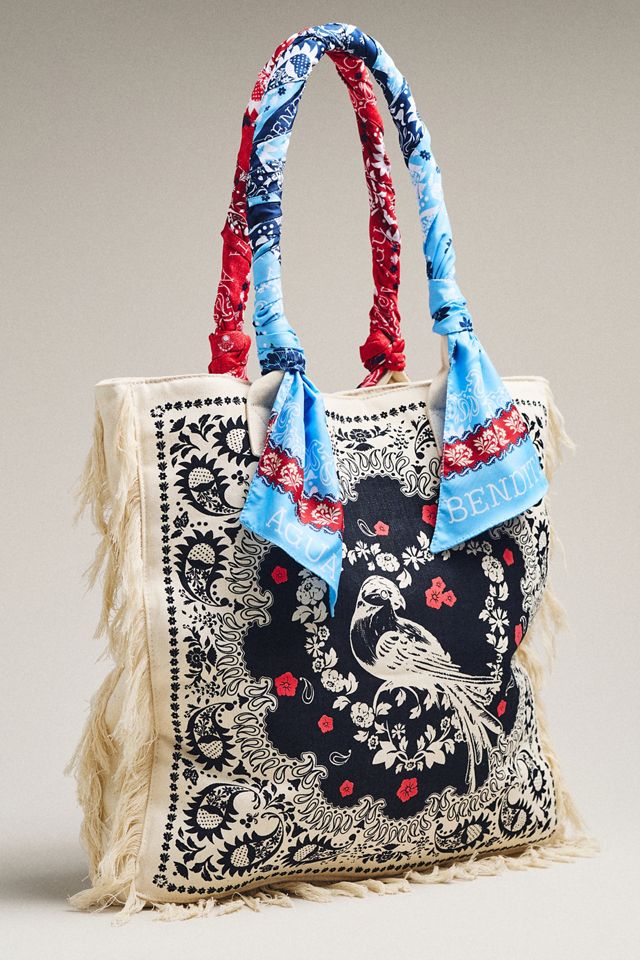 Agua Bendita Rania Fringe Tote #1
