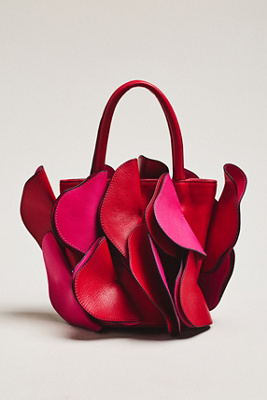 Farm Rio Flower Satchel Bag In Pink